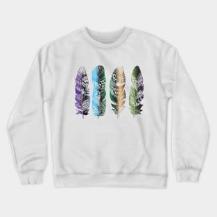 Never too many Feathers Crewneck Sweatshirt